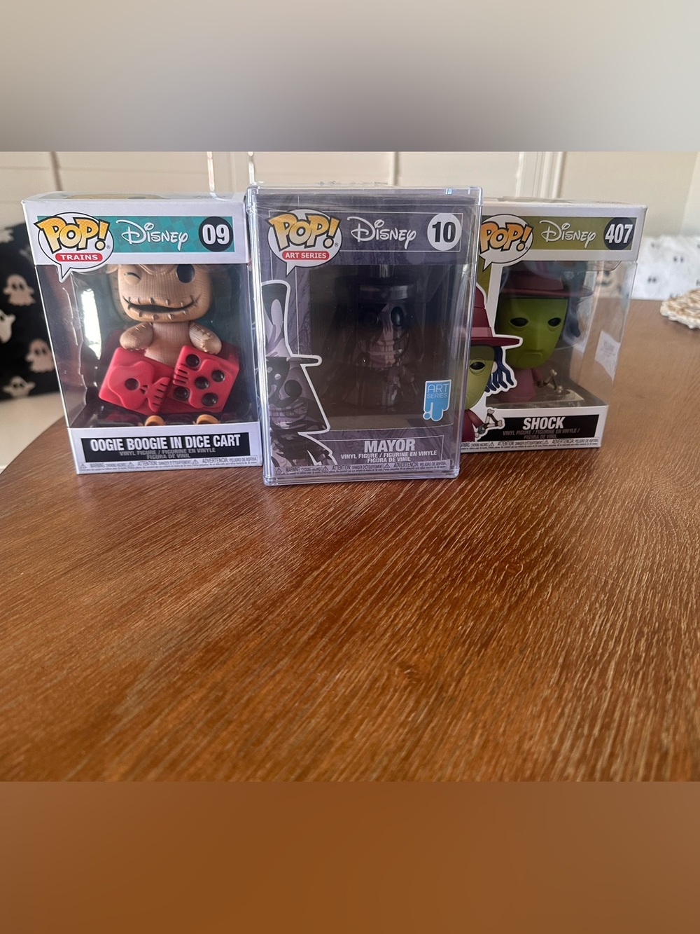 Funko POP! DISNEY Nightmare Before Christmas set of 3! Oogie Boogie Mayor Shock